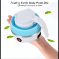 Travelling Folding Kettle Electric Silicone Foldable Water Kettles Compression Leak Proof Portable Mini Kettle.