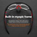 ROCKBROS Photochromic Anit-fog Bicycle Glasses UV400 Sun Protection Bike Sunglasses Sports Run MTB Road Cycling Eyewear Goggles.