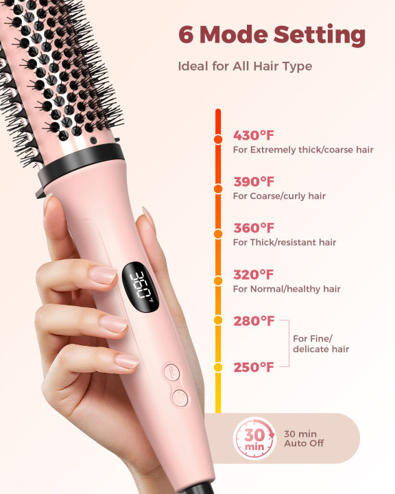 Dual%20Voltage%20Thermal%20Brush,%201.5%20Inch%20Heated%20Round%20Brush%20with%20Negative%20Ions%20&%20Ceramic%20for%20Volumizing,%206%20Temps%20&%20Auto%20Shut-Off%20-%20Image%204