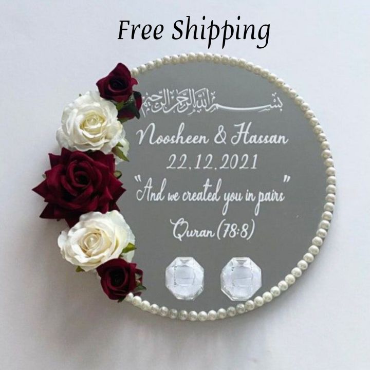 Ring engagement tray, nikkah Tray