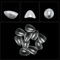 120 Pieces Upgraded Extra Short Matte Nail Tips Pre-etched Small Petite XXS Round Oval Full Cover Press on Fake Nails. 