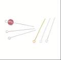 100Pcs Eye Pins for DIY Jewelry Making, Eye Pins Jewelry Making Pin Metal End eyepins for Craft Earring Bracelet Necklace Pendant Supplies. 