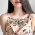 Disposable Tattoo Sticker, Fake Tattoo for Woman, Waterproof Body Art Tattoo for Couples Letter Lotus Flower Temporary Tattoo.