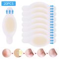 20PCS Gel Heel Protector Foot Patches Adhesive Blister Pads Hydrocolloid Heel Liner Shoes Stickers Pain Relief Plaster Foot Care. 
