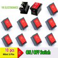 10 Pc Electronics Mini 2 Pin SPST on/OFF Switch for Electronic Circuit PCB for Project or Experiment. 
