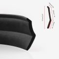 Car Front Bumper Lip Splitter Spoiler Rubber Skirt Protector Body Trim Bumper Lip Strip Car Side Skirt. 