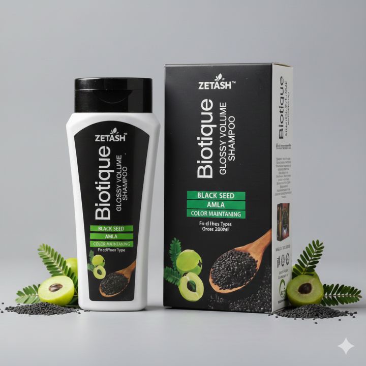 Zetash Biotique Black Seed Amla Hair Shampoo Original
