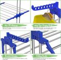 :*New Three Layers Clothes Drying Stand Rack Heavy Duty Double Pole Foldable Cloth Dryer Clothes Drying Stand*. 