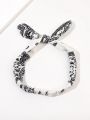 Boho Bow Headbands for Women Vintage Paisley Bandana Flower Printed Hairband Elastic Rabbit Ear Head Wrap Cute Hair Accessories. 