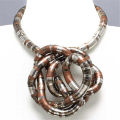 5mm 90cm Iron Flexible Twisted Jewelry Bendable Snake Necklace 12 Colors Available. 