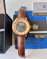 Pagani Design Skeleton Brown Automatic Men Watch. 