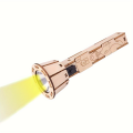 3D Wooden Puzzle Flashlight Model Kits DIY Small Production Set for  Physics Science Experiments. 