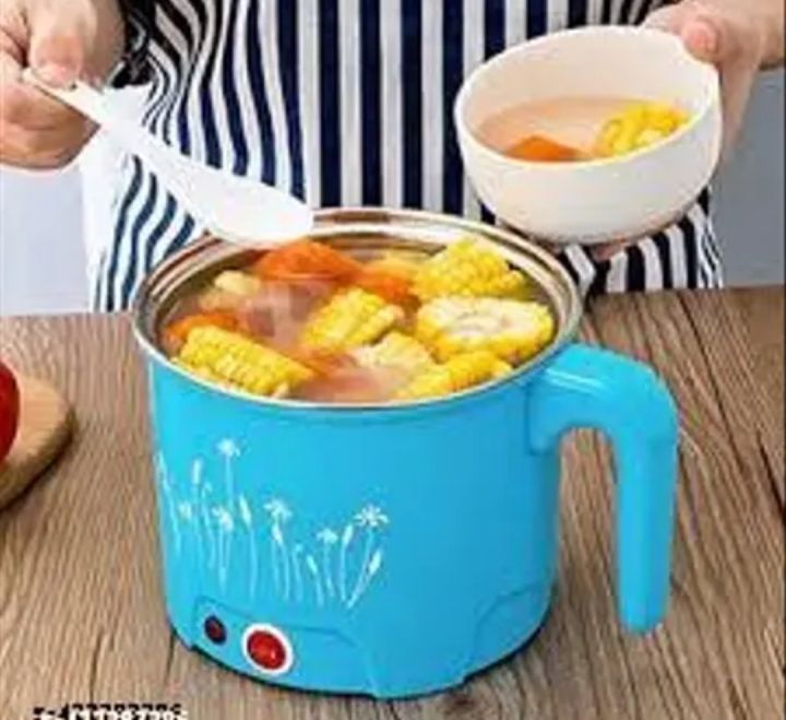 portable electric multiple purpose cooker boiler steamer stainless steel electric kettle for office travel 420w pot.