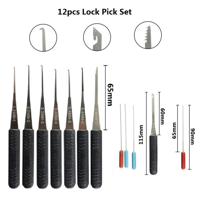 Stainless%20Steel%20Lock%20Pick%20Set,%20Locksmith%20Tools%20with%20Broken%20Key%20Extractor%20Hooks,%20DIY%20Hand%20Tools%20for%20Key%20Removal%20&%20Lock%20Repair%20-%20Image%202
