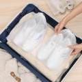 30pcs Non Woven Shoe Bag Drawstring Storage Bags Tighten Mouth Sun-cure Small White Shoes Dustproof Anti Yellow Air Drying Bag Travel. 