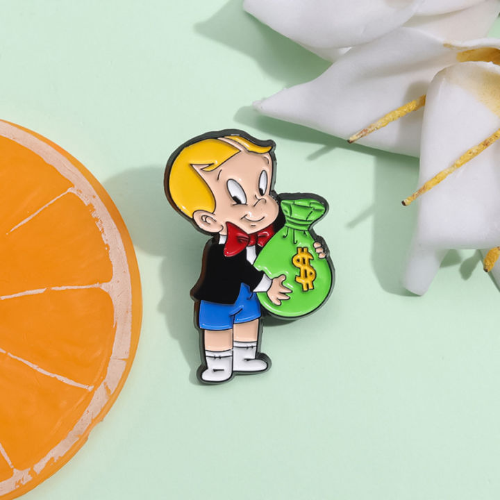 1pcs%20Cartoon%20Boy%20Money%20Bag%20Brooch%20Cartoon%20Peripheral%20Metal%20Badge%20Student%20School%20Bag%20Decoration%20Accessories%20Pendant%20Brooch%20-%20Image%204
