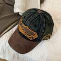 Vintage Jeans Unisex Cap Women Men Fashion Denim. 