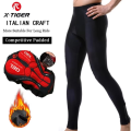 X-TIGER Thermal Winter Cycling Bib Pants With Back Pocket 5D Gel Padded Men Fleece Sports Warm Bib Pants MTB Road Bike Bib Pants. 
