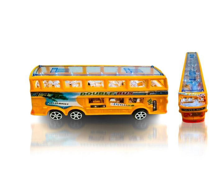 Best Spring Double Bus - Multi color bus toy for kids.