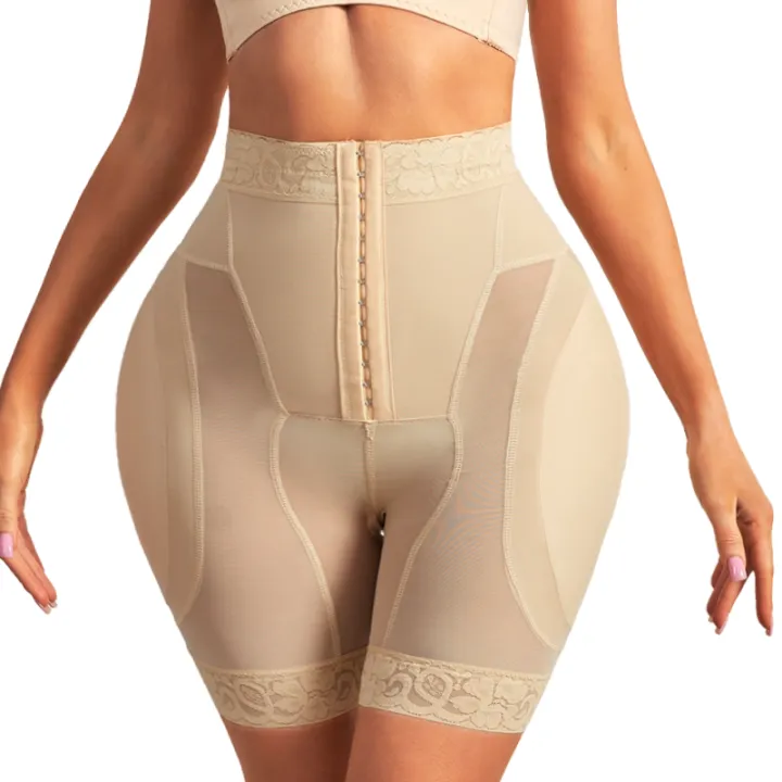 Women%20Shapewear%20High%20Waist%20Shorts%20Butt%20Lifter%20Hip%20Pad%20Shorts%20Hip%20Enhancer%20Body%20Shaper%20Shorts%20Waist%20Trainer%20Tummy%20Control%20Panties%20-%20Image%205
