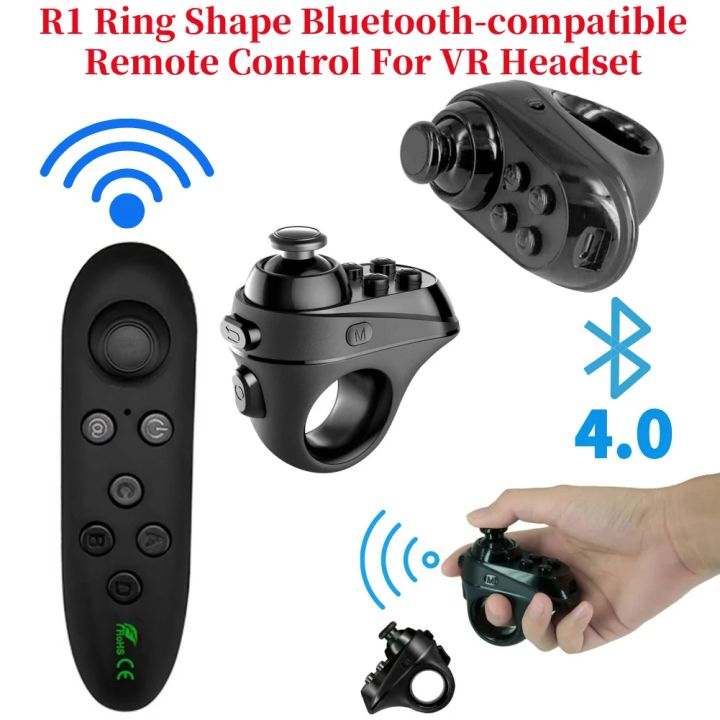 R1 Ring Shape Remote Control Bluetooth-compatible 4.0 Wireless Gamepad ...