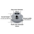 2GT/GT2 Timing Pulley 40T Tooth Teeth Bore 5/6/6.35/8/10/12mm Synchronous Wheel Width 6mm/10/mm/15mm Belt Width Timing Belt Gear. 