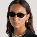 Luxurious Rectangle Sunglasses Women Oval Vintage Brand Designer Square Sun Glasses Men Shades Female Eyewear. 