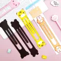 Ruler bookmark magnetic ruler cute cartoon flexible student stationery ready to ship. 