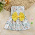 Dog dress for Female Pet Cat Puppy Floral Princess Skirt S-XL. 