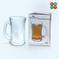 Nasir Glass Drinking Mug (N-105) 480ml (5 inch long, 3 inch Round).