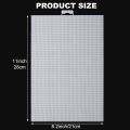DIY Crafting 14CT Bag Mesh Grid Plastic 28x21CM Mesh Canvas White Black Net Cover Crochet Projects.