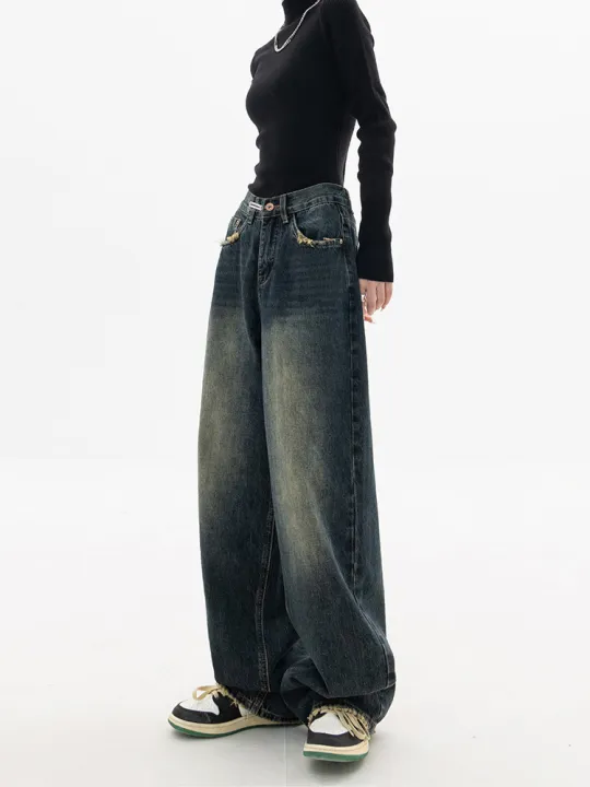 Spring%20Autumn%20Wide%20Leg%20Jeans%20Women%20High%20Waist%20Denim%20Trousers%20Women's%20Jeans%20Harajuku%20Vintage%20BF%20Style%20Loose%20Femme%20Streeetwear%20-%20Image%203