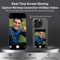 Magnetic Phone Selfie Monitor Screen for Smartphone Rear Camera Selfie Vlog Live Stream for iPhone Android Phone. 