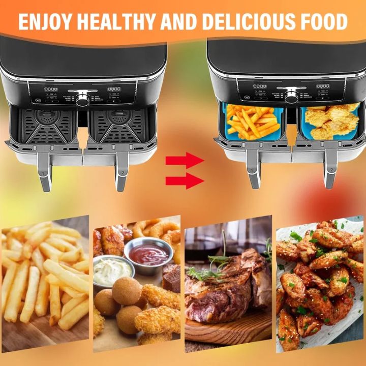 2pc/1pc%20Air%20Fryer%20Silicone%20Tray%20Rectangle%20Oven%20Baking%20Basket%20Reusable%20Liner%20Insert%20Dish%20Fried%20Chicken%20for%20Airfryers%20Accessories%20-%20Image%206