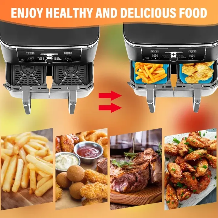 2pc/1pc%20Air%20Fryer%20Silicone%20Tray%20Rectangle%20Oven%20Baking%20Basket%20Reusable%20Liner%20Insert%20Dish%20Fried%20Chicken%20for%20Airfryers%20Accessories%20-%20Image%206