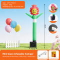 Mini Desktop Inflatable Air Dancer Funny Waving Tube Man Portable Tabletop Dancing Toy for Kids Home Office Decor.