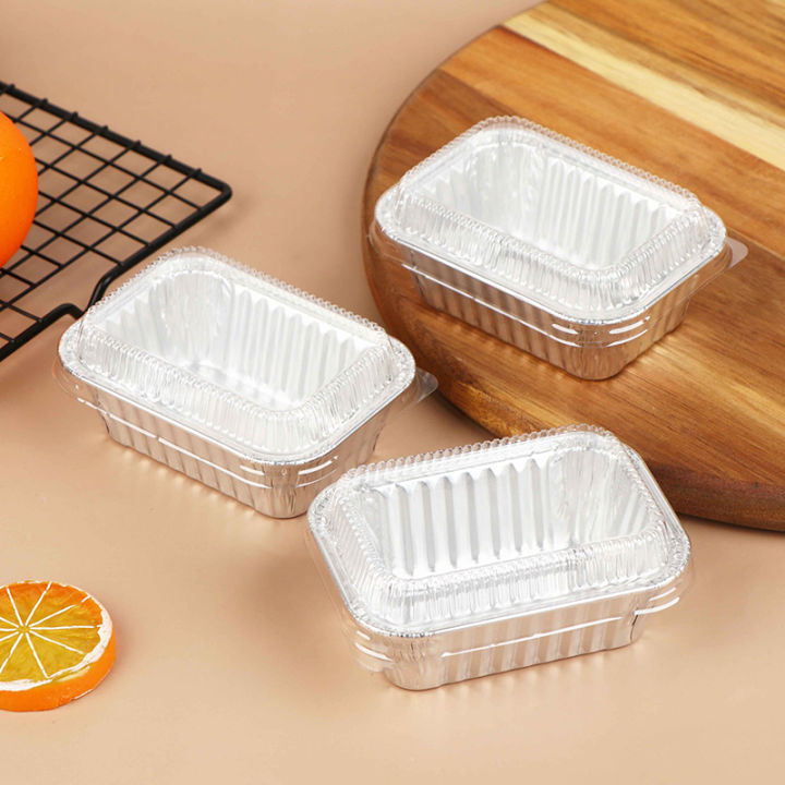 10Pcs%20Disposable%20Aluminum%20Foil%20Baking%20Pans%20With%20Lids%20-%20Rectangular%20Containers%20For%20Cakes%20Muffins%20Bread%20Food%20Storage%20&%20Takeout%20-%20Image%205