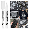 White Paint Pen for Rock Painting,Stone,Ceramic,Glass,Wood,Tire,Fabric,Metal,Canvas. Set of 3/6 Acrylic Paint White Marker. 