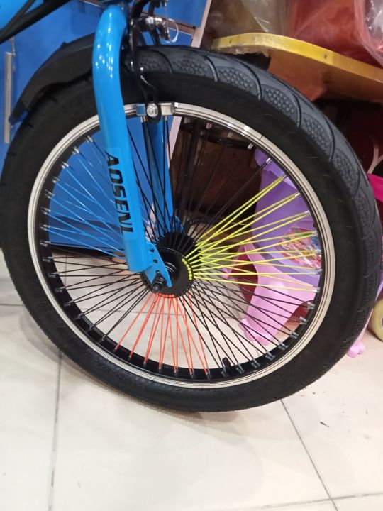 Kids%2020%20Inch%20Cycle%20with%20Front%20Headlight%20Alloy%20Rims%20Alloy%20Pedal%20Alloy%20Handle%20Colorful%20Spokes%20of%20Rims%20High%20Quality%20Material%20Made%20in%20China%209%20to%2013%20years%20old%20-%20Image%205