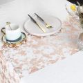 Sparkle Metallic Table Runners Gold Silver Thin Table Runner Glitter Sequin Metallic Foil Mesh Roll Birthday Party Decor Wedding. 