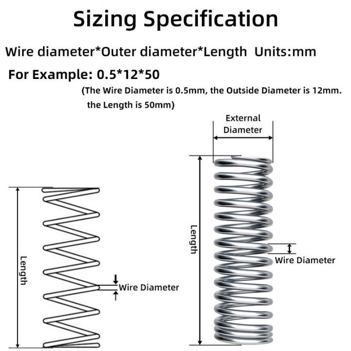10PCS%20Cylidrical%20Coil%20Small%20Compression%20Spring%20Return%20Compressed%20Springs%20Release%20Pressure%20Spring%20Steel%20WD%200.4/0.5mm%20-%20Image%202