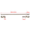 Steel 68-229mm Cut to Length Driveshaft Universal Joint Drive Shaft for 1/10 RC Crawler LCG Rigs Sportys Scalers Capra SCX10 Pro.