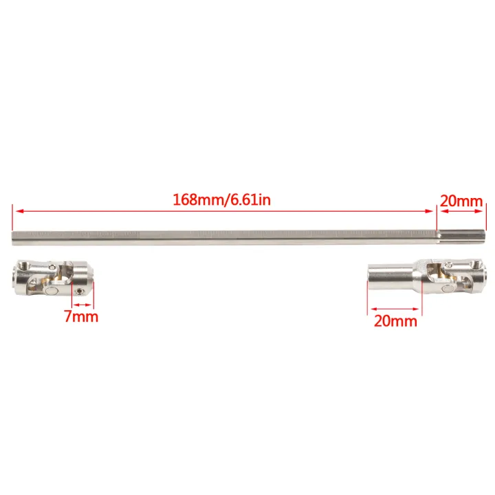 Steel%2068-229mm%20Cut%20to%20Length%20Driveshaft%20Universal%20Joint%20Drive%20Shaft%20for%201/10%20RC%20Crawler%20LCG%20Rigs%20Sportys%20Scalers%20Capra%20SCX10%20Pro%20-%20Image%203