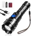Rechargeable Torch with 3 km range and digital Display. 
