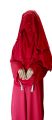 eyes covered double layered khimar with abaya  and niqab. 