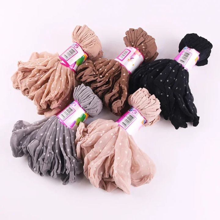 Black%20Dot%20Transparent%20Socks%20Ultra-thin%20Elastic%20Women%20Crystal%20Silk%20Socks%20Nylon%20Fashion%20Ladies%20Summer%20Short%20Ankle%20Socks%20-%20Image%205