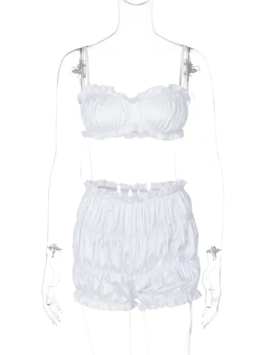 Hugcitar%20Summer%20Elegant%202%20Pcs%20Sets%20Pure%20Color%20Slips%20Ruched%20%20Slim%20Crop%20Camis%20Shorts%20Women%20Y2K%20Outfits%20Beach%20Festival%20Party%20-%20Image%206