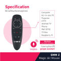 Smart Remote Air Mouse Voice Remote Control 2.4g, Voice Controlled (for Android True Id Tv/Gmmz Streme Boxes). 
