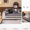 Contrast Hem Twill Chenille Sofa Cover for All Seasons Living Room Non-slip Sofa Seat Cover Couch Slipcover, Sofa Towel. 