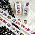 500SheetsAnime sticker Disney Spiderman Cartoon Stickers Pull Out Spiderman StIckers Cute Kawai Baby Boykids Toy christmars gift. 